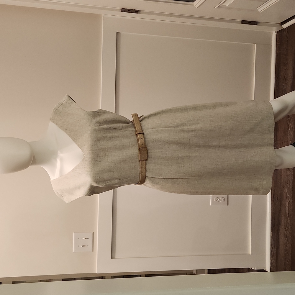 Antonio Melani Cream Dress with belt